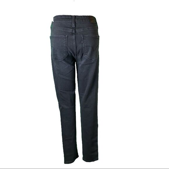 Levi’s 701 High Rise Skinny size 30 color- black sequin side stripe - Picture 6 of 11